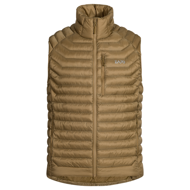 Nubaro, gilet imbottito da uomo, colore Golden Brown