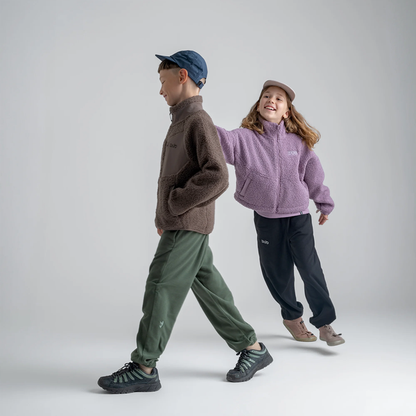 Palpo Kid's Pile Fleece Jacket — Dark Olive