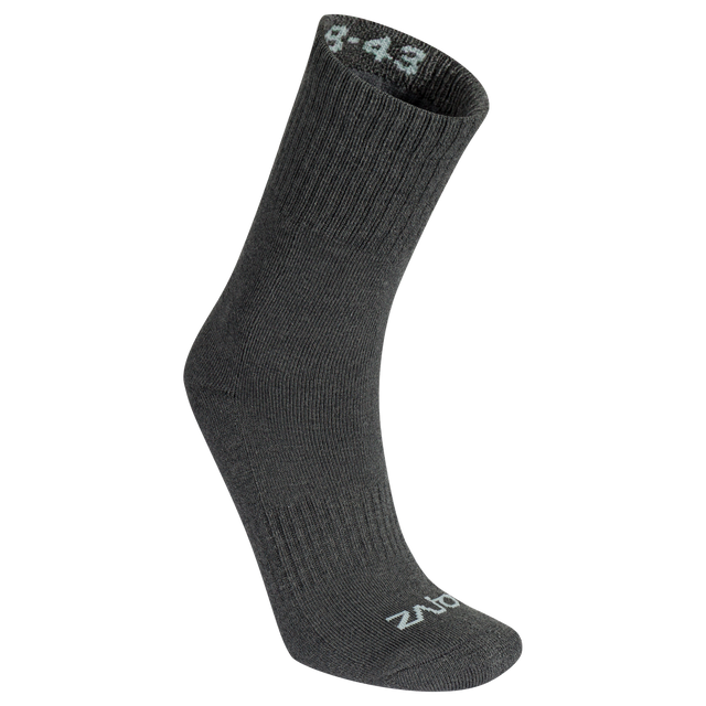 Termo, calze in lana merino, colore Black Olive