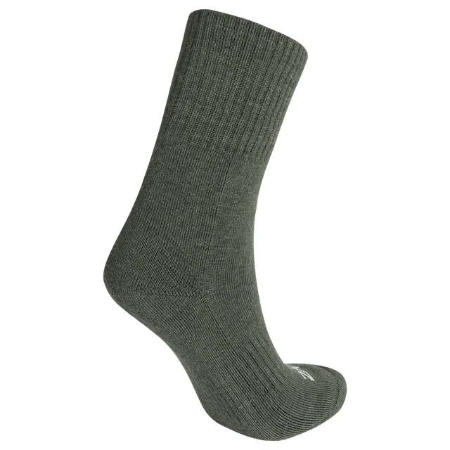 Termo, calze in lana merino, colore Dark Olive