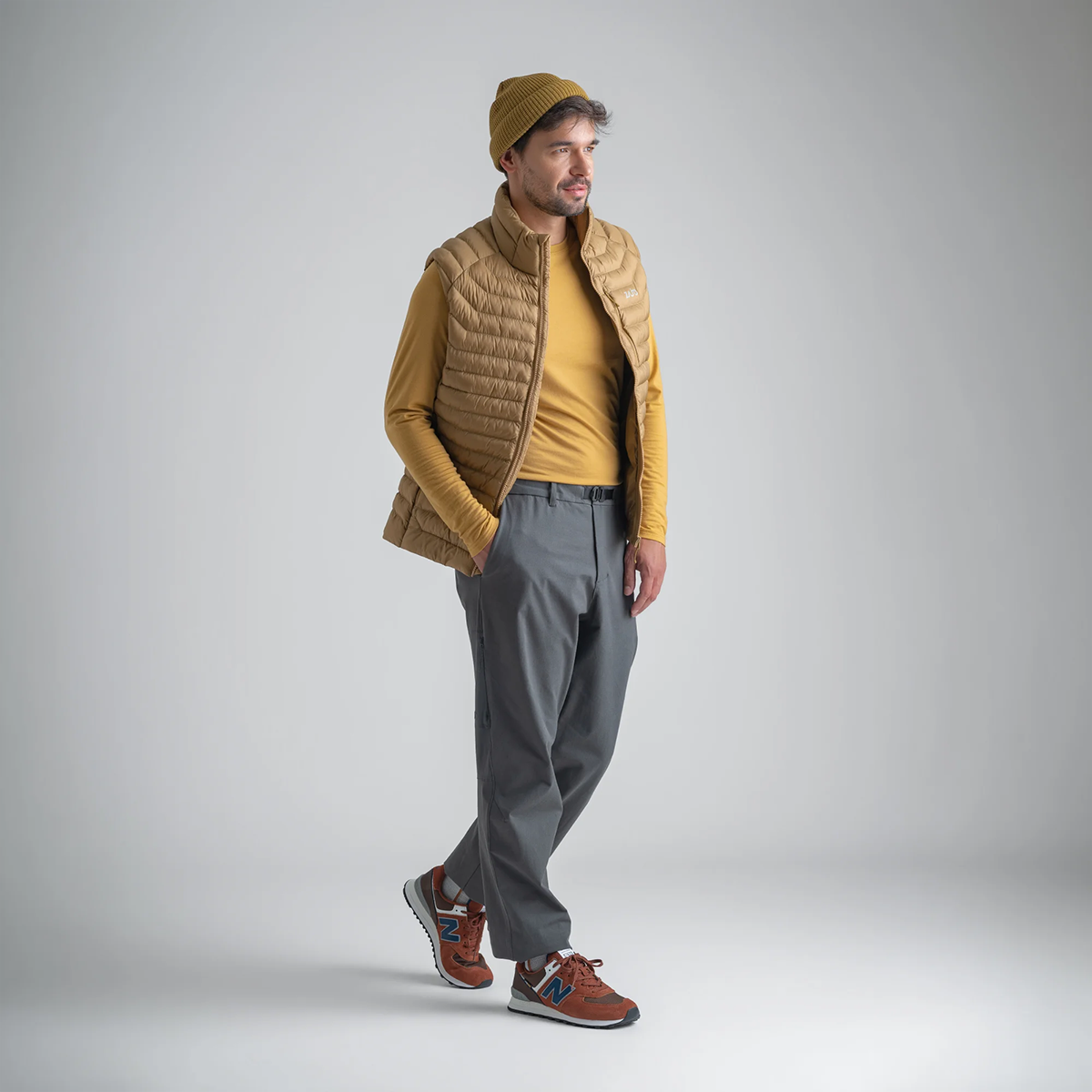 Triki Merino Beanie — Golden Brown