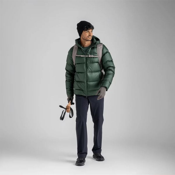 Alto Men's Winter Down Jacket — Grey Navy