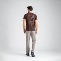 Arbo, maglietta in cotone biologico da uomo, colore Beige Air