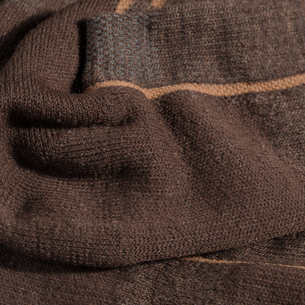 Hejma, calze medie in lana merino, colore Cocoa Brown