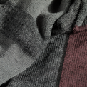 Hejma, calze medie in lana merino, colore Decadent Red