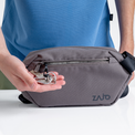 Monda, borsa a tracolla, colore Falcon Grey