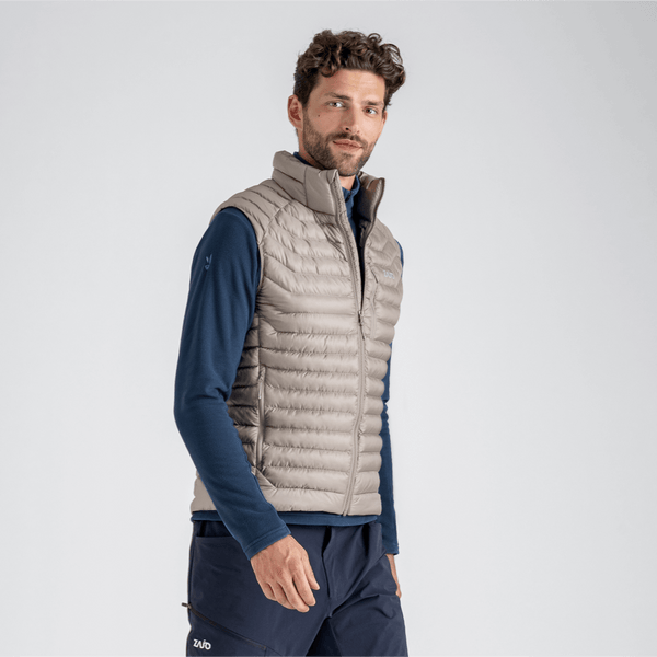 Nubaro, gilet imbottito da uomo, colore Thyme Green