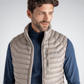 Nubaro, gilet imbottito da uomo, colore Thyme Green