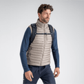 Nubaro, gilet imbottito da uomo, colore Thyme Green