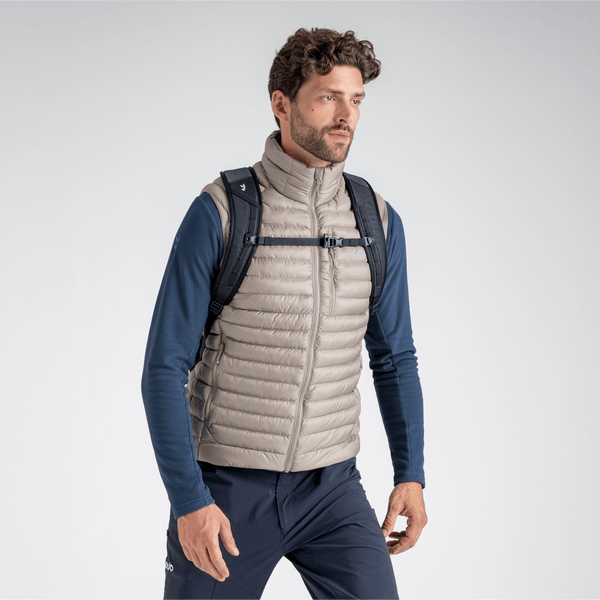 Nubaro, gilet imbottito da uomo, colore Thyme Green