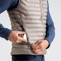 Nubaro, gilet imbottito da uomo, colore Thyme Green