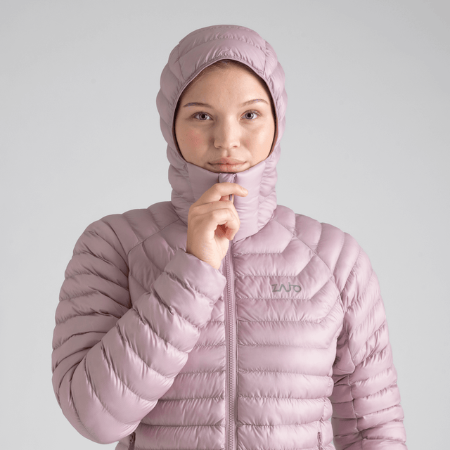 Nubaro, giacca imbottita con cappuccio da donna, colore Taupe Beige
