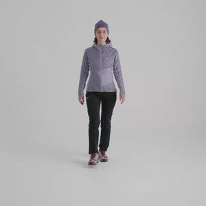 Spiro Women's Insulated Hybrid Jacket — Burned Red