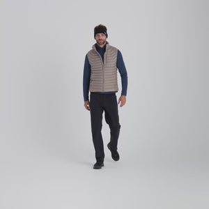 Nubaro Men's Insulated Vest — Thyme Green
