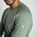 Senti, maglia a maniche lunghe in lana merino da uomo, colore Amber Gold