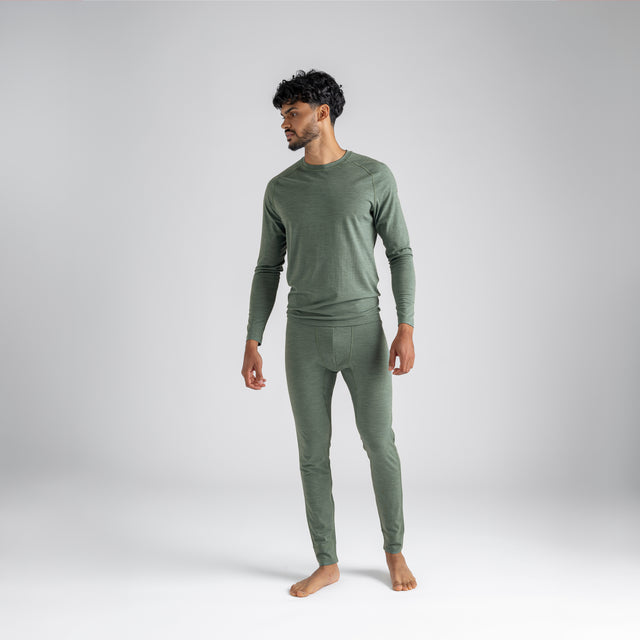 Senti, maglia a maniche lunghe in lana merino da uomo, colore Decadent Red