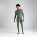 Senti, maglia a maniche lunghe in lana merino da uomo, colore Falcon Grey