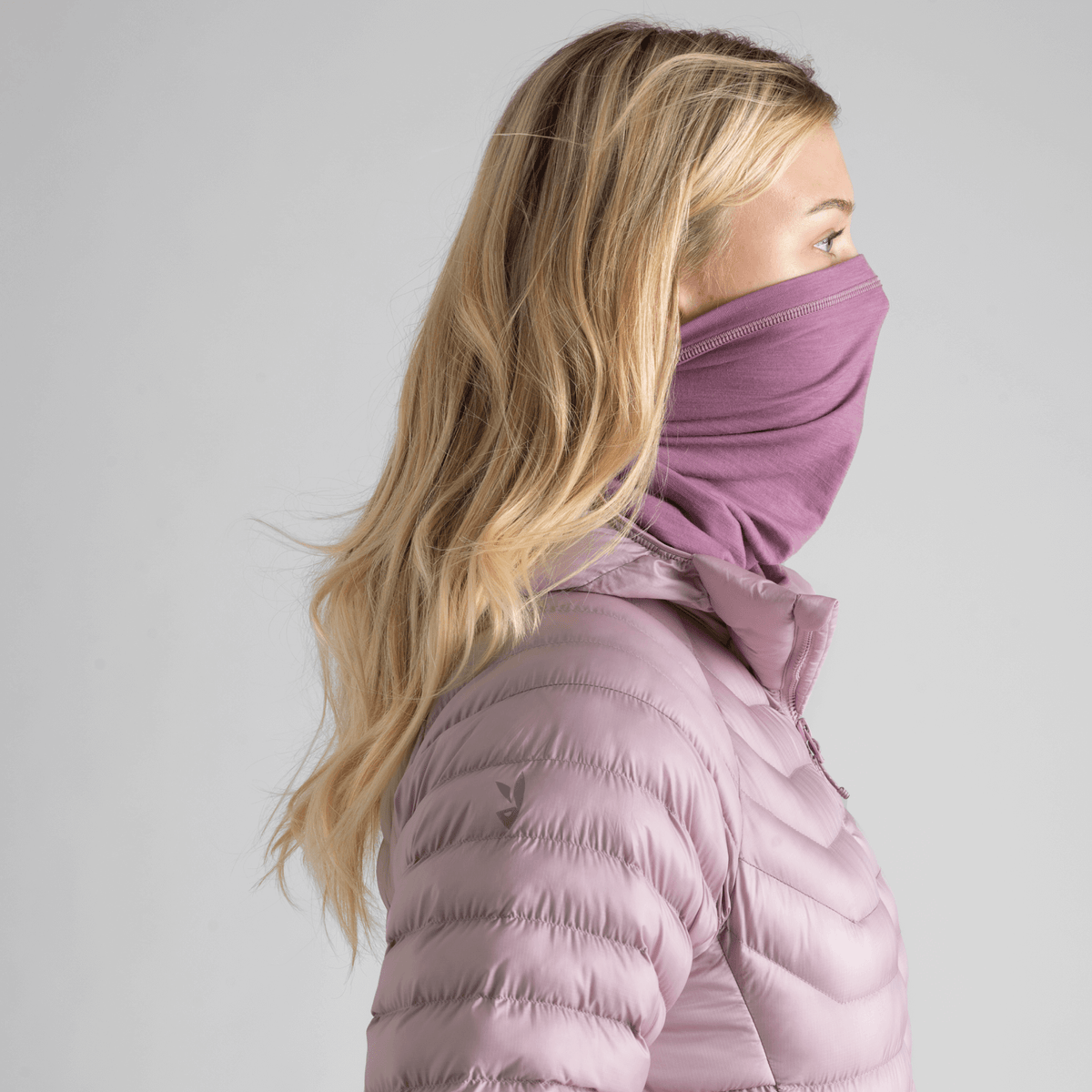 Senti Merino Neckwarmer — Lila Haze