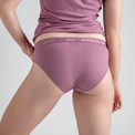 Senti, slip in lana merino da donna, colore Lila Haze