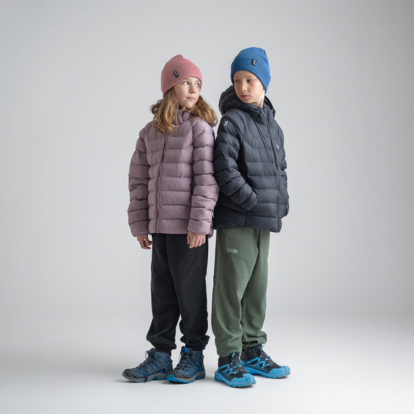 Musko Kid's Insulated Hooded Jacket — Black